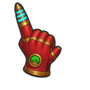 Red Retro Sci Fi Raygun Pointer