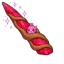 Ruby Spiral Wand Default