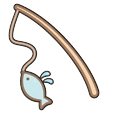 San-X Sumikko Gurashi Neko Sailor and Fishing Rod Default