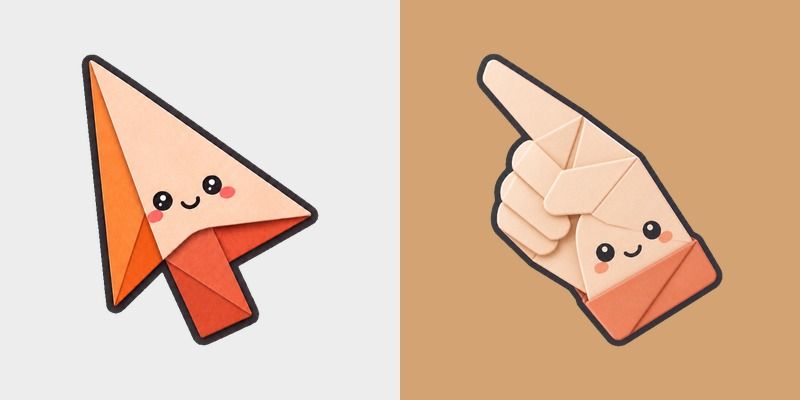 Sandstorm Fold custom cursor pack preview for Chrome, Edge and Windows
