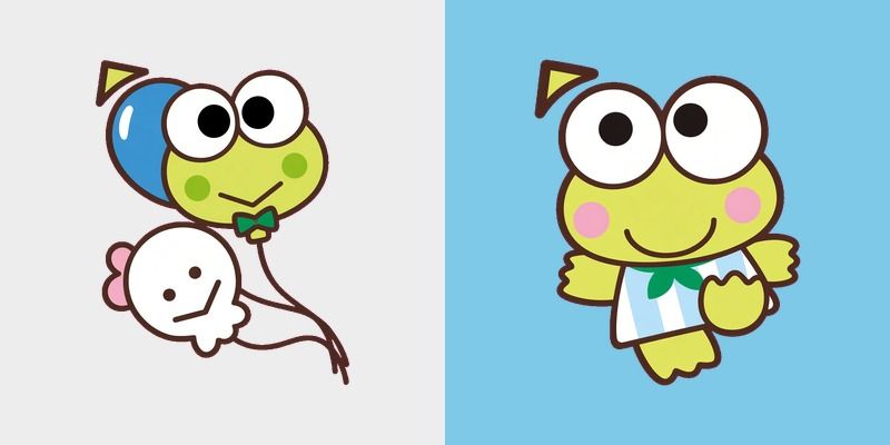 Sanrio Keroppi Frog Teru Teru Balloons