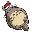Santa Hat Totoro Default