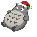 Santa Hat Totoro Pointer