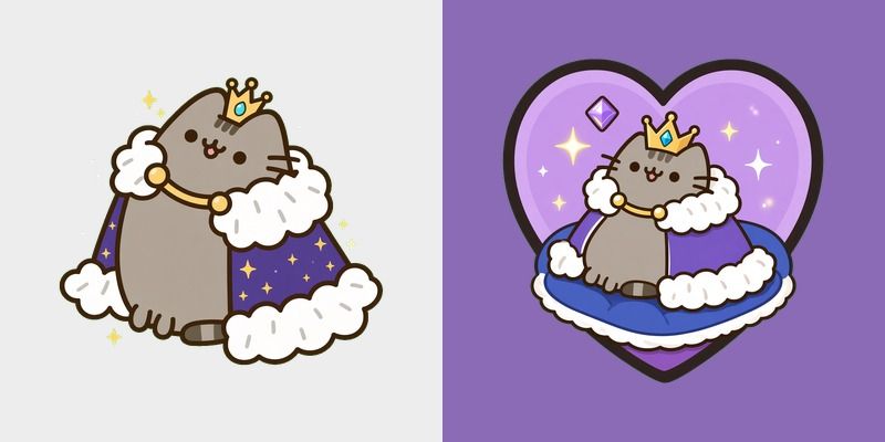 Sapphire Royal Pusheen