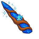 Sapphire Spiral Wand Default