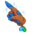 Sapphire Spiral Wand Pointer