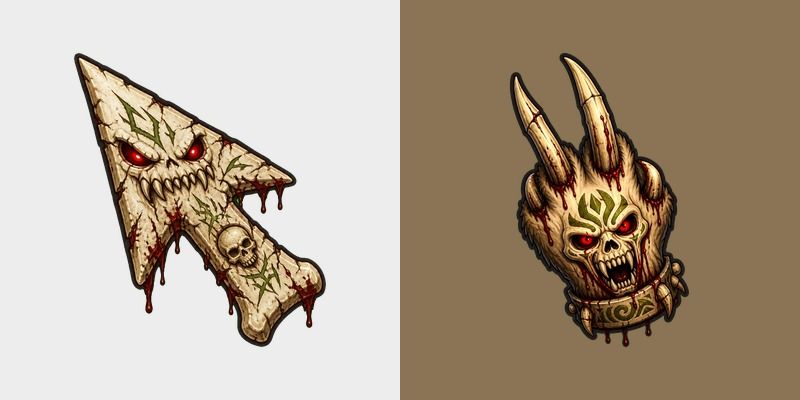 Savage Trouble Cursors