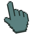 Slate Teal Pixel Pointer