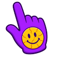 Smiley Cracking Face Pointer
