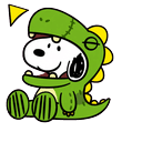 Snoopy Dino Woodstock Dino Egg Pointer