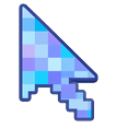 Soft Blue Pixel Default
