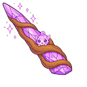 Spiral Crystal Wand Default