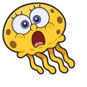 SpongeBob Jellyfish Shocked Default