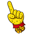 SpongeBob x One Piece Luffy SpongeBob Pointer