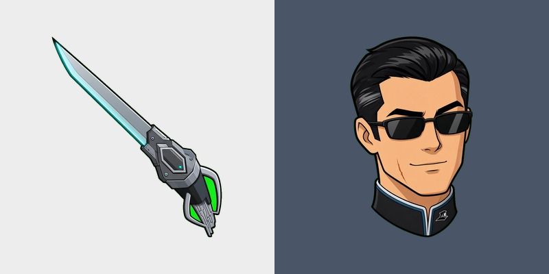 Steel Agent Six Blade Cursor