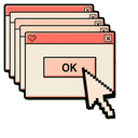 Sunset Y2K CD Dialog Default