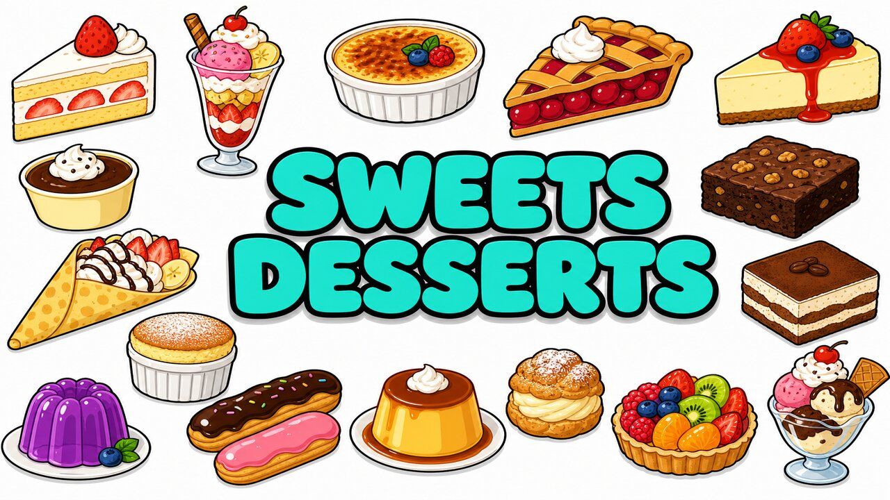 Sweets Desserts - Custom cursor collection preview