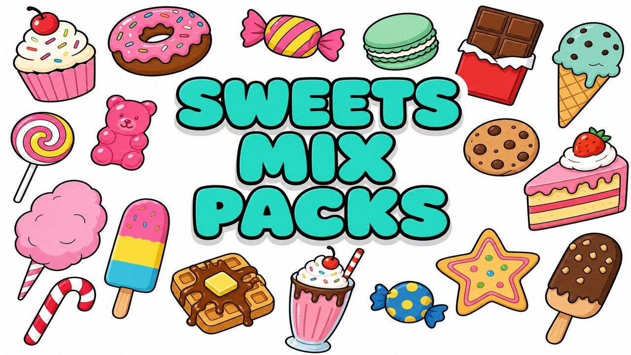 Sweets Mix Packs - Custom cursor collection preview