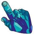 Teal Gamma Hulk Point Pointer