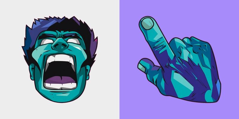 Teal Gamma Hulk Point