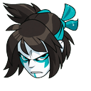 Teal Hattori Katana Cursor Pointer