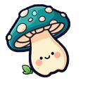 Teal Mushroom Duckling Default