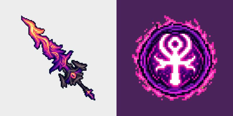 Terraria Devil's Devastation and Demonic Flames