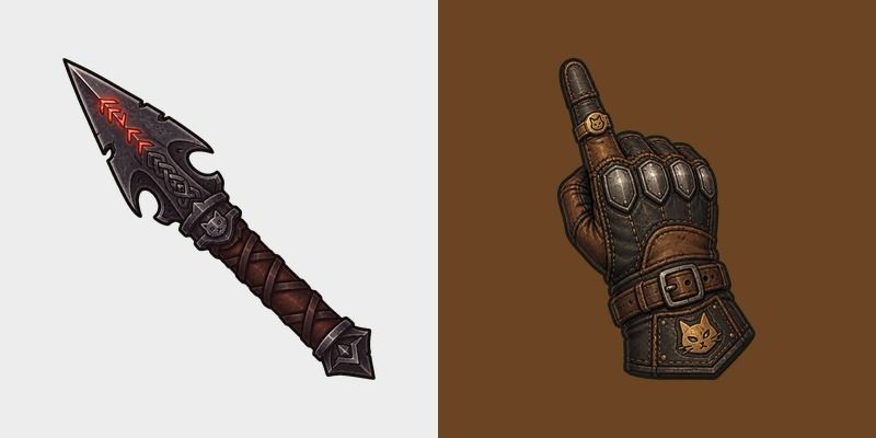 The Witcher 3 Runic Arrow Geralt Armored Glove