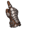 The Witcher 3 Silver Sword Arrow Gauntlet Hand Pointer
