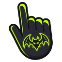 Toxic Lime Devil Wings Pointer