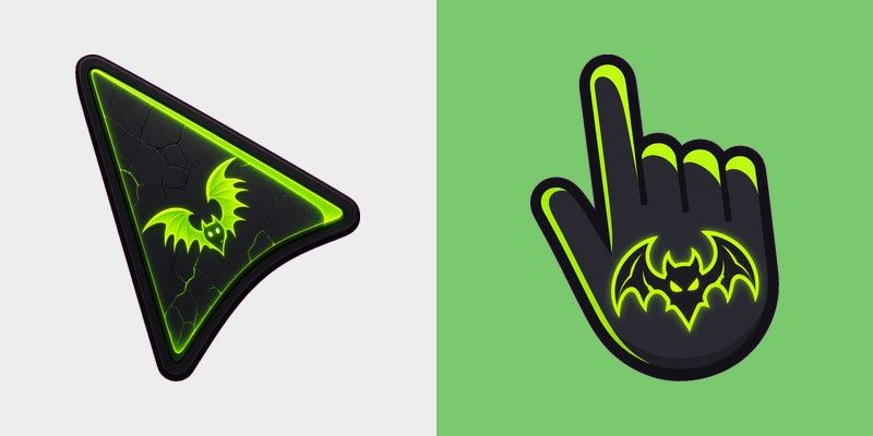 Toxic Lime Devil Wings