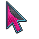 Vice Cursor Sticker Default