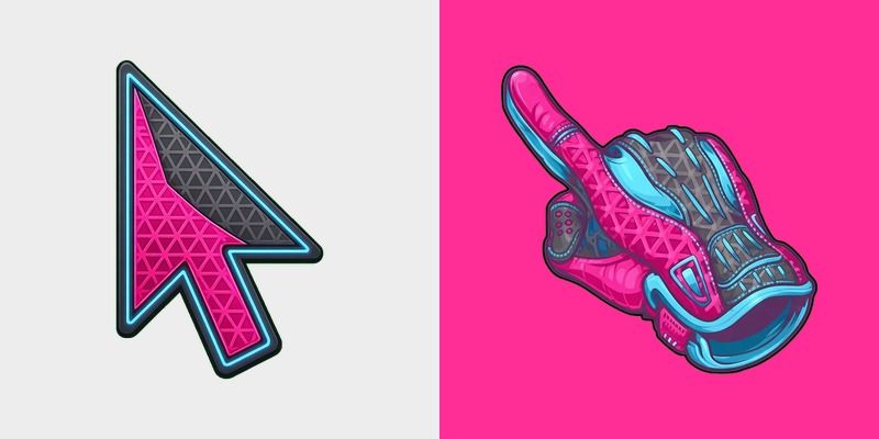Vice Cursor Sticker