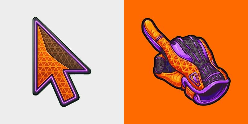 Vice Orange Purple