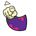 Violet Coco Demento Cursor Default