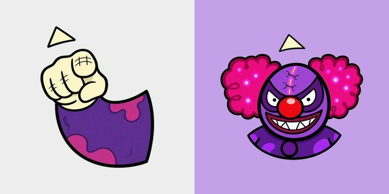 Violet Coco Demento Cursor