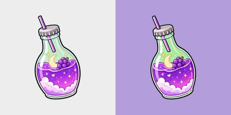 Violet Galaxy Sip Cursor