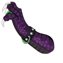 Violet NightWing Claw Cursor Default