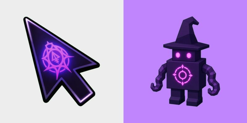 Violet Occult Witch