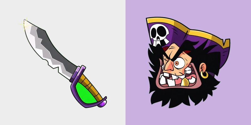Violet Thatch Cutlass Cursor