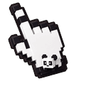 Voxel Panda Pointer