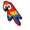 Voxel Parrot Default