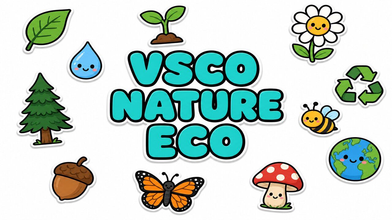 VSCO Nature & Eco - Custom cursor collection preview