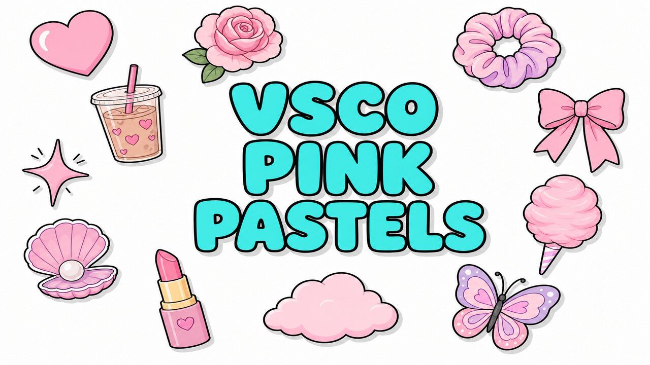 VSCO Pink & Pastels - Custom cursor collection preview