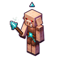 Warped Ice Piglin Spear Pointer