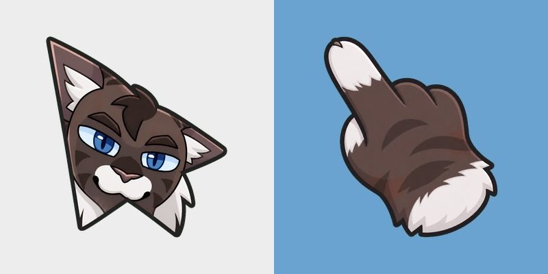 Warrior Cats Hawkfrost Cute Cursor Pack