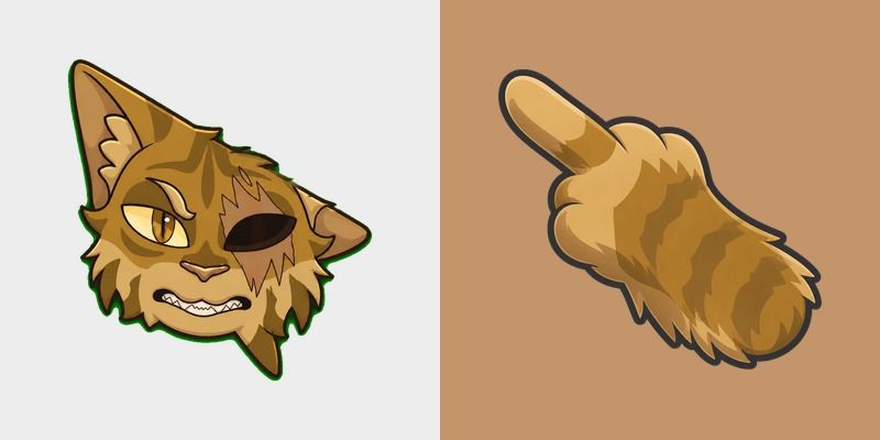 Warrior Cats One Eye Cute Cursor Pack