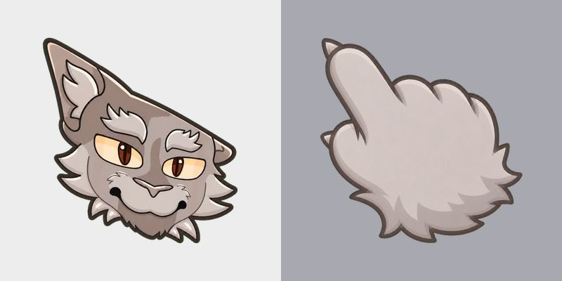 Warrior Cats Thistleclaw Cute Cursor Pack