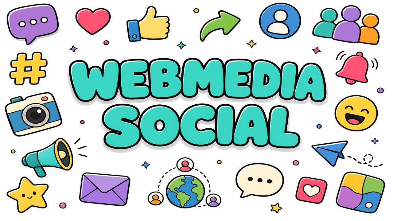 Web Media Social - Custom cursor collection preview