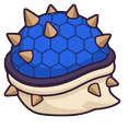White Blooper Spiny Shell Pointer